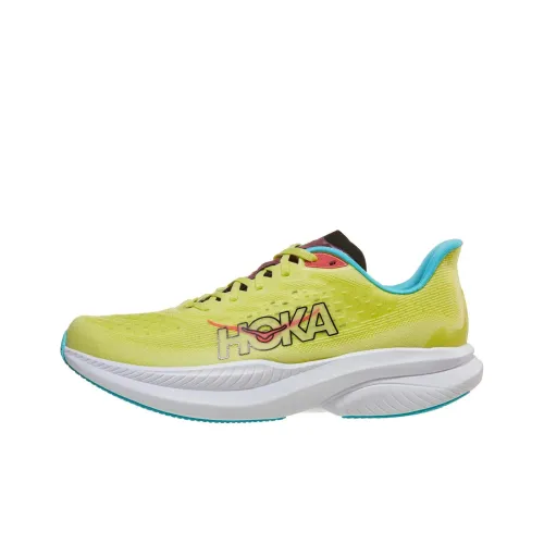 HOKA Kaha Low GORE-TEX Schuhe in Celadon Tint Basil Größe 46 MACH 6 Anti Slip Wear Resistant Low Top Running Shoes Men's Yellow
