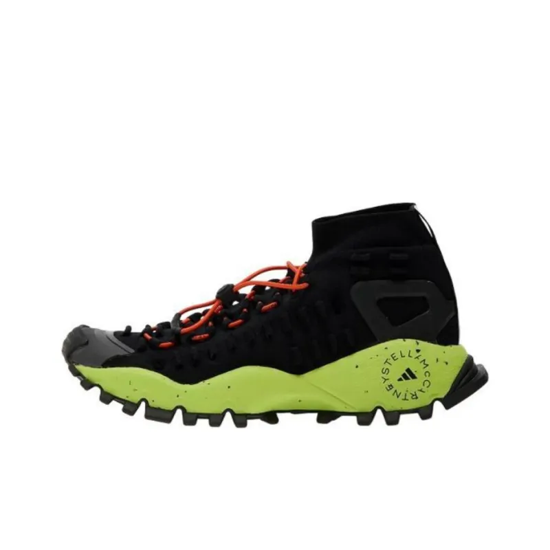 Adidas Seeulater By Stella McCartney Core Black Solar Green Active Orange-0
