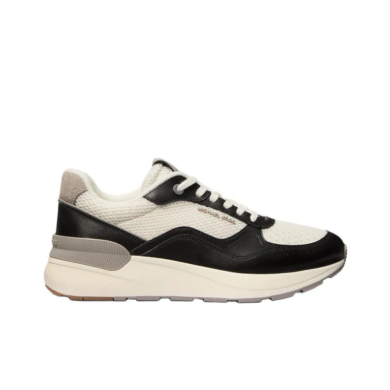 MICHAEL KORS Trevor Low-Top Casual Shoes Men's Black White-1