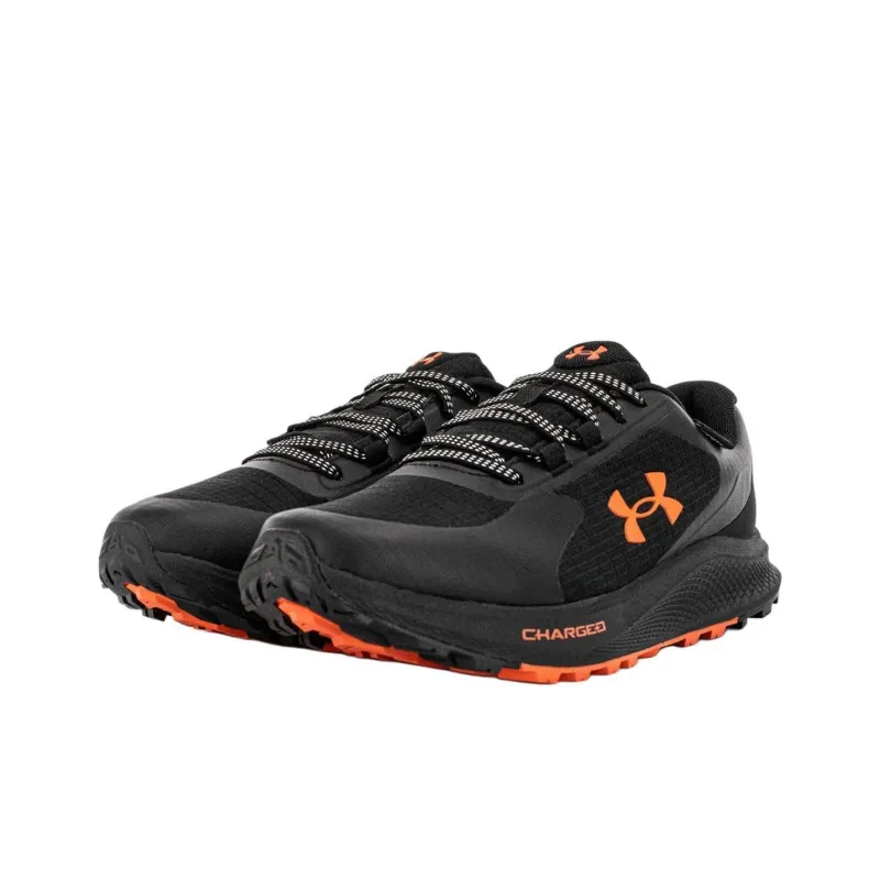 Under Armour Charged Bandit Trail 3 Anti Slip Wear Resistant Low Top Running Shoes Men's Black-2