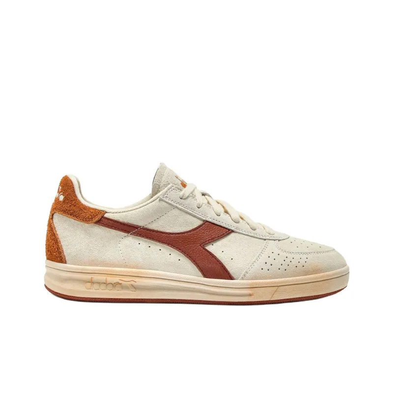 Diadora B. Elite Anti Slip Wear Resistant Low Top Tennis Shoes Unisex White-1