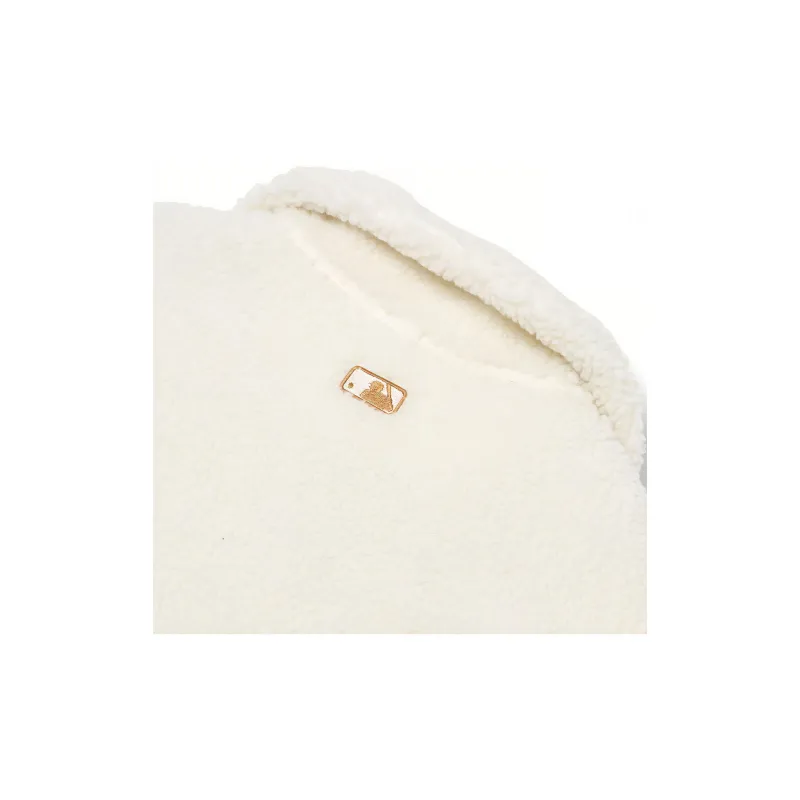 MLB Cropped Coats Women's White-2