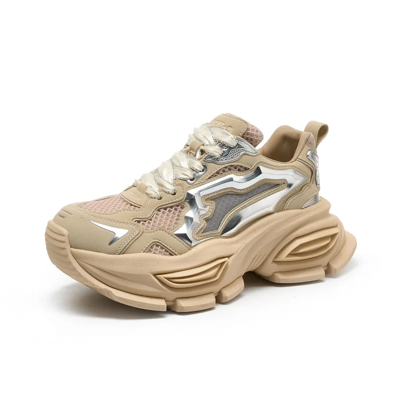 LEECAT STUDIO Love Confession Season Coverage Height Increasing Lightweight Breathable Low Top Chunky Sneakers Women's-16