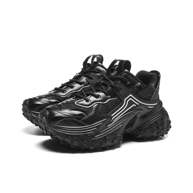 ZOIBBOE Cushioning, Slip Resistant, Abrasion Resistant, Height Increasing Low Top Chunky Sneakers Unisex-20