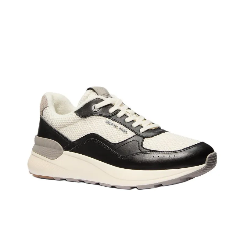 MICHAEL KORS Trevor Low-Top Casual Shoes Men's Black White-2