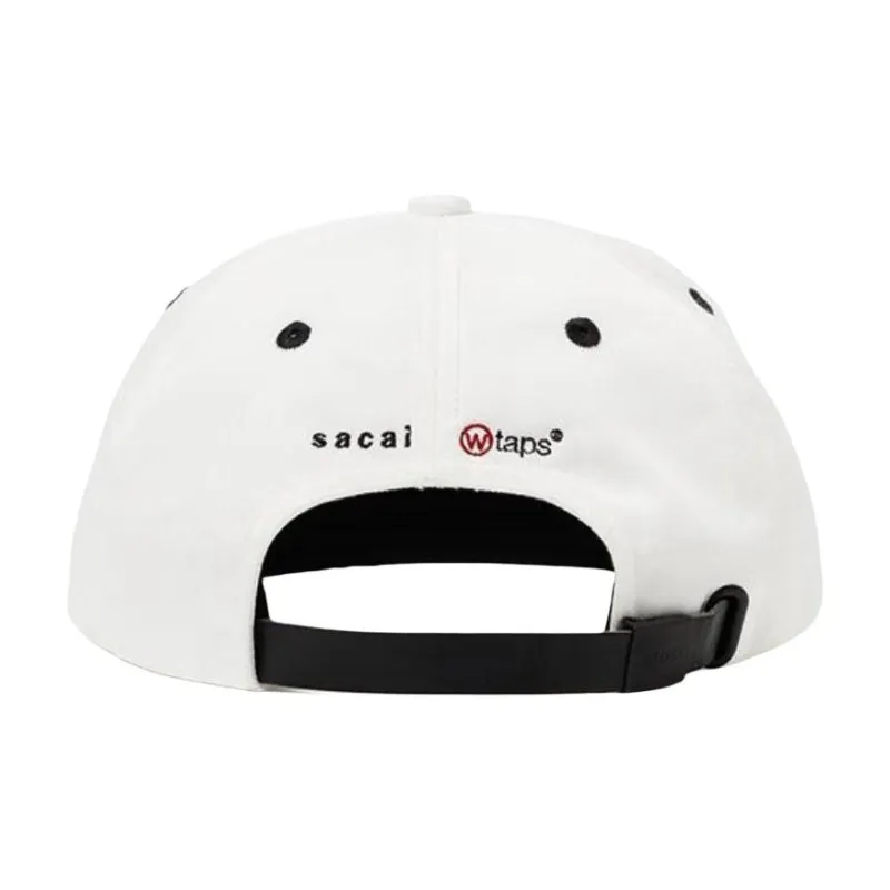 WTAPS Cotton Twill Baseball Caps Unisex White-1
