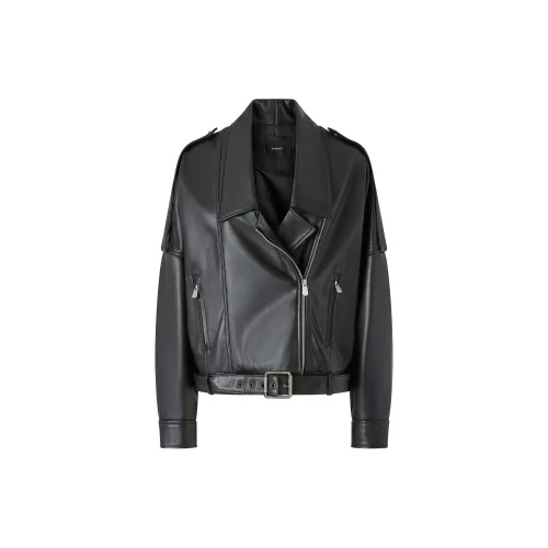 PINKO Drop shoulder Biker Jacket