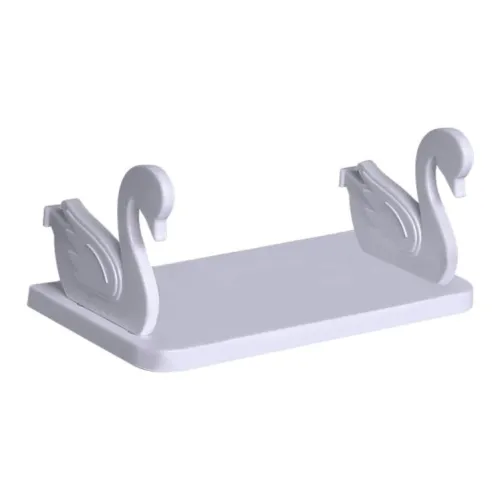 JINGLINGLONG Toilet Storage Rack Bathroom Toilet Wall-Mounted Cosmetics Storage Rack Bathroom Non-Drilling Rack