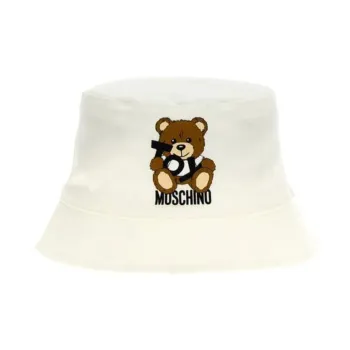 MOSCHINO Teddy Bea Dropped Brim Bucket Hat