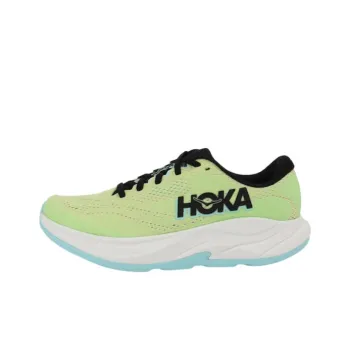 HOKA ONE ONE RINCON 4 Anti Slip Wear Resistant Low Top Casual Running Shoes Men's Yellow Green