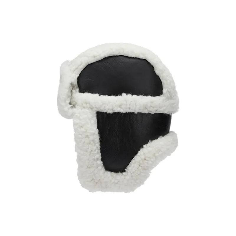 MACKAGE Sheepskin Leather Trapper Hats Unisex Multicolor-1