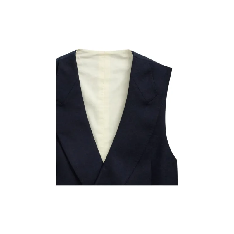 Ralph Lauren Purple Label Double breasted Wool Waistcoat-1