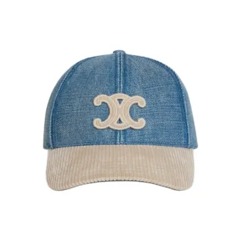 CELINE Triomphe Baseball Cap In Union Wash