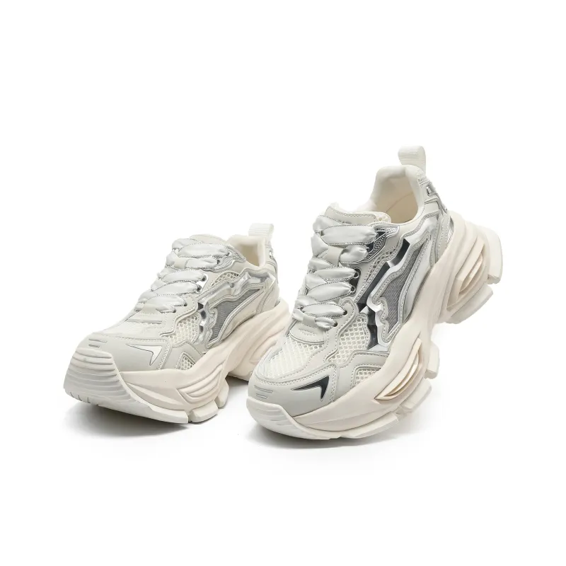 LEECAT STUDIO Love Confession Season Coverage Height Increasing Lightweight Breathable Low Top Chunky Sneakers Women's-3