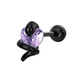 Lady Go Titanium Steel Stud Earrings Unisex
