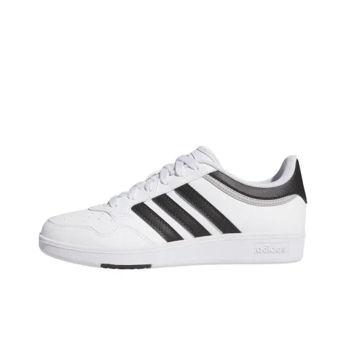 Adidas Hoops 4.0 Cloud White Core Black Grey Two Women's