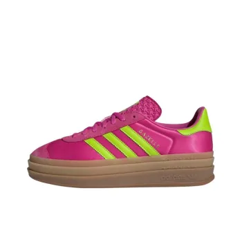 Gazelle Women's Adidas Originals Bold 'Lucid Fuchsia Solar Slime Satin' Women's