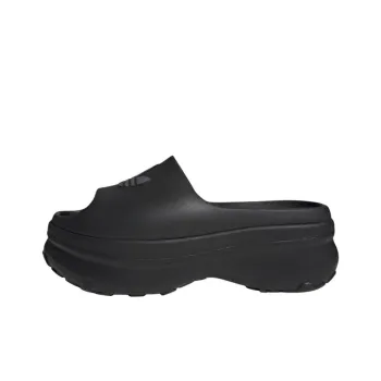 Adidas Originals AdiFOM Stan Smith Slides Core Black Grey Six Women's