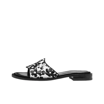 MICHAEL KORS Hannah Slide Slippers Women's Black