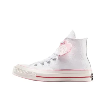 Converse Chuck 70 Anti Slip Wear Resistant High Top Canvas Shoes Women's White