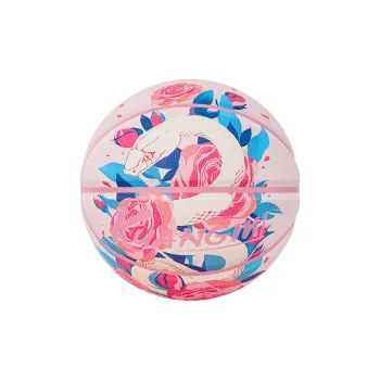 Kuangmi KMbb569 PU Basketball Pink Size 7/6 Size Training Unisex