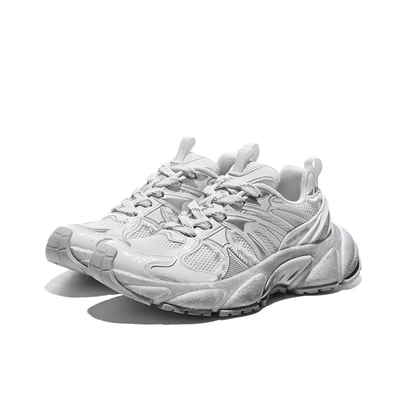 ZOIBBOE Slip-Resistant Height Increasing Low-Top Chunky Sneakers Men's-1
