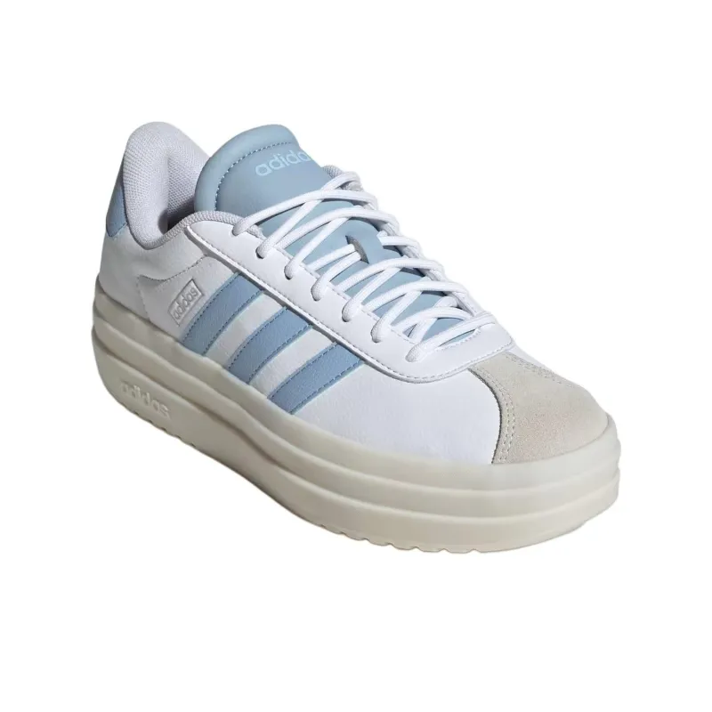Adidas Vl Court Bold Cloud White Glow Blue Wonder Blue-2
