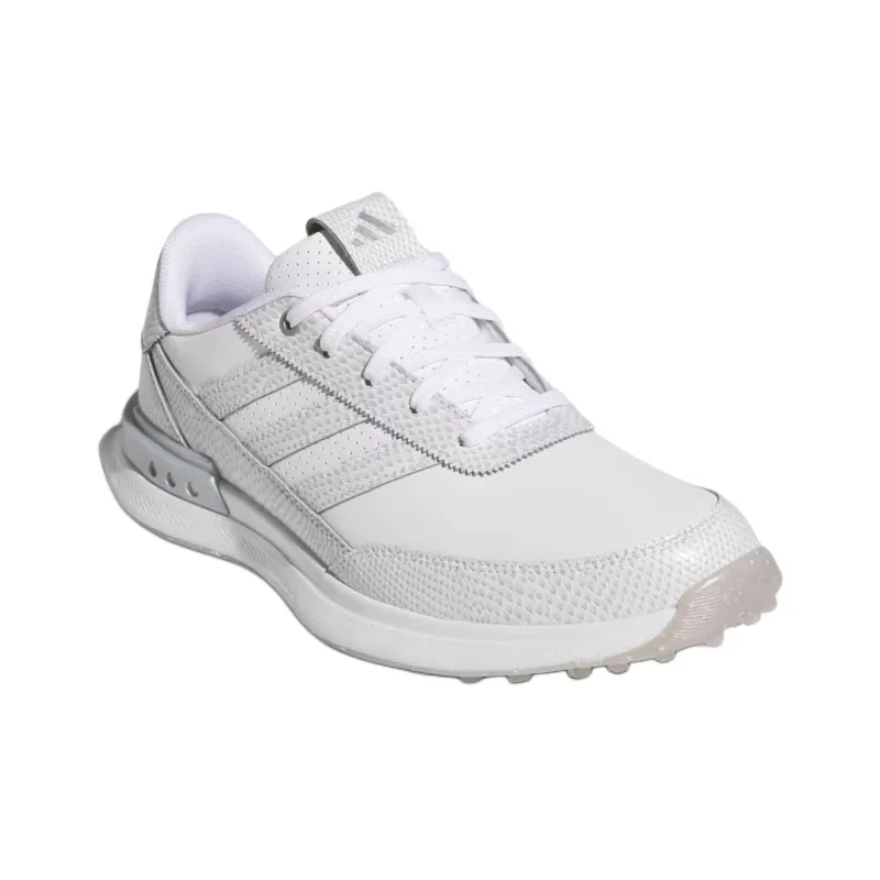 Adidas S2G 24 Leather Spikeless Golf Cloud White Silver Metallic Women's-1