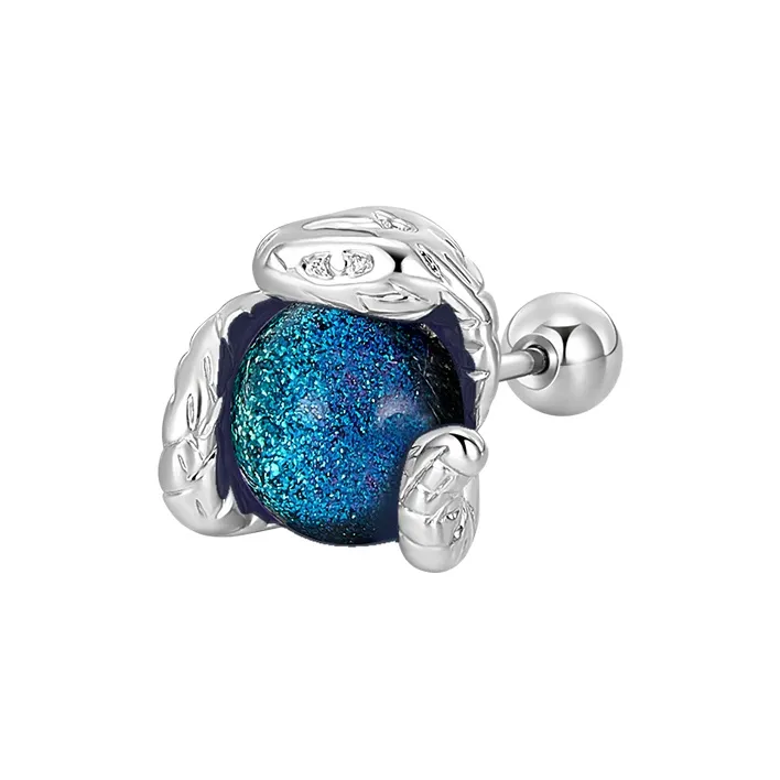 Lady Go Titanium Steel Needle Alloy Stud Earrings Unisex-10