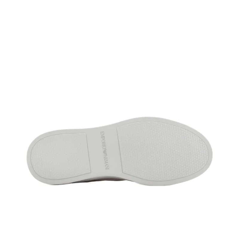 EMPORIO ARMANI Low Top Skateboard Shoes Women's White-5