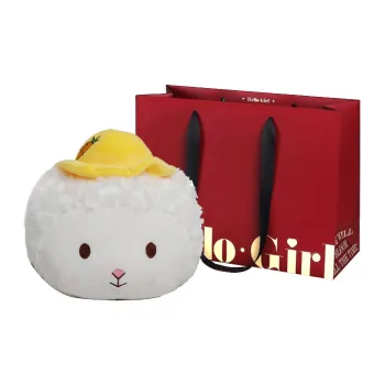 GOX Plush Crossbody Bag Regular Women's White