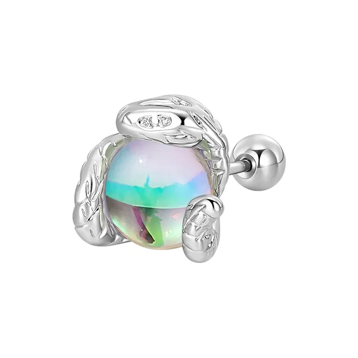 Lady Go Titanium Steel Needle Alloy Stud Earrings Unisex-5