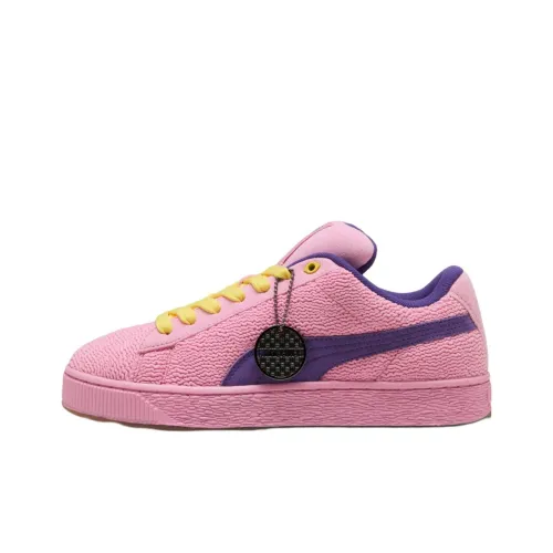 Tmnt x PUMA Anti Slip Wear Resistant Low Top Skateboard Shoes Men
s Pink