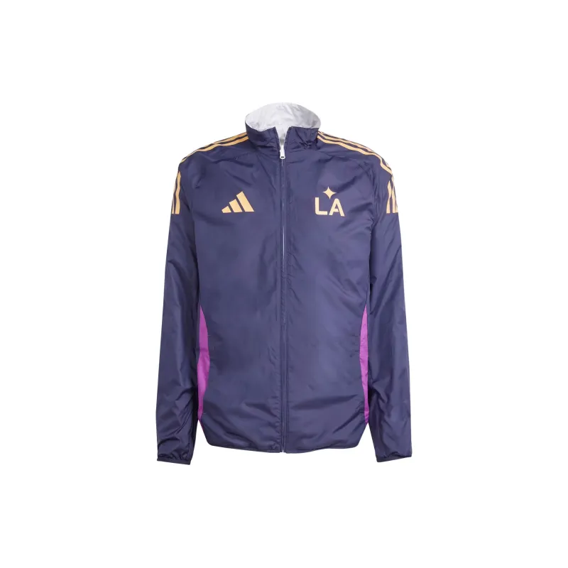 Adidas Free Shipping With AdiClub La Galaxy Reversible Anthem Jacket-1