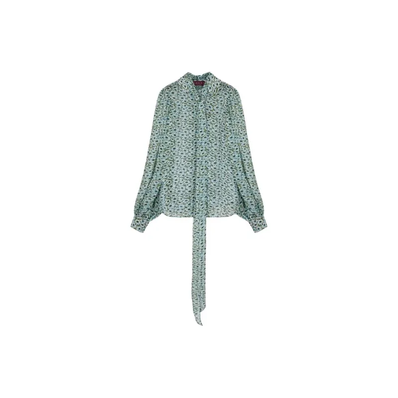 GUCCI Shirts Women's Green-1