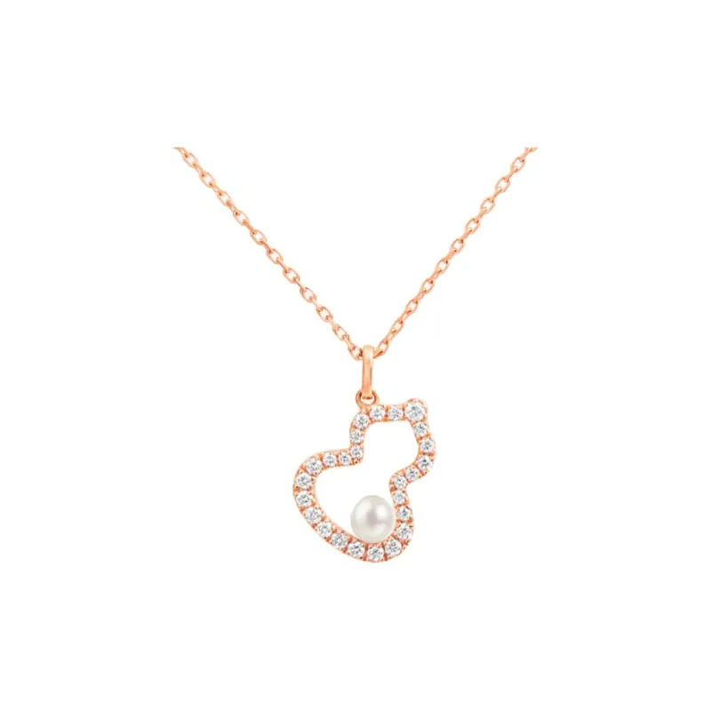 Qeelin 18K Rose Gold, Diamond, Pearl Necklaces Unisex-0