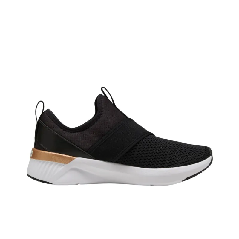 PUMA Softride Harli Cushioning Slip Resistant Low Top Casual Running Shoes Women's Black-1