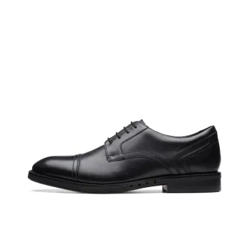 Clarks Un Hugh Cap Dress Shoes Men's Black