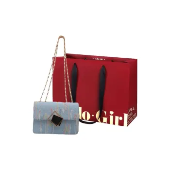 GOX PU Crossbody Bag, Shoulder Bag Regular Women's Black/White/Pink/Blue