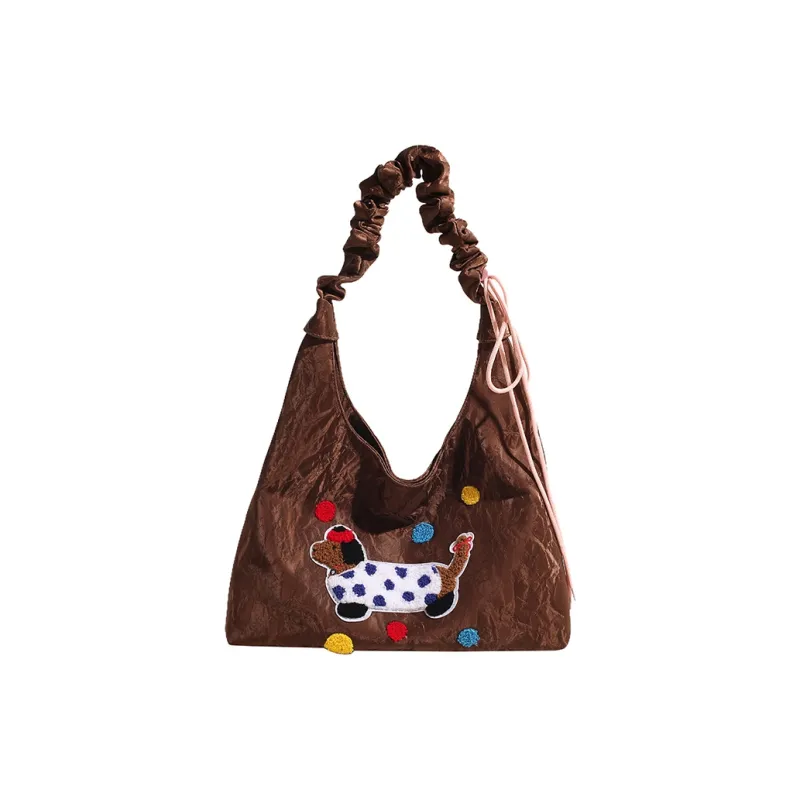 RIVMIND PU Shoulder Bag Regular Women's White/Silver/Black/Brown/Blue-5