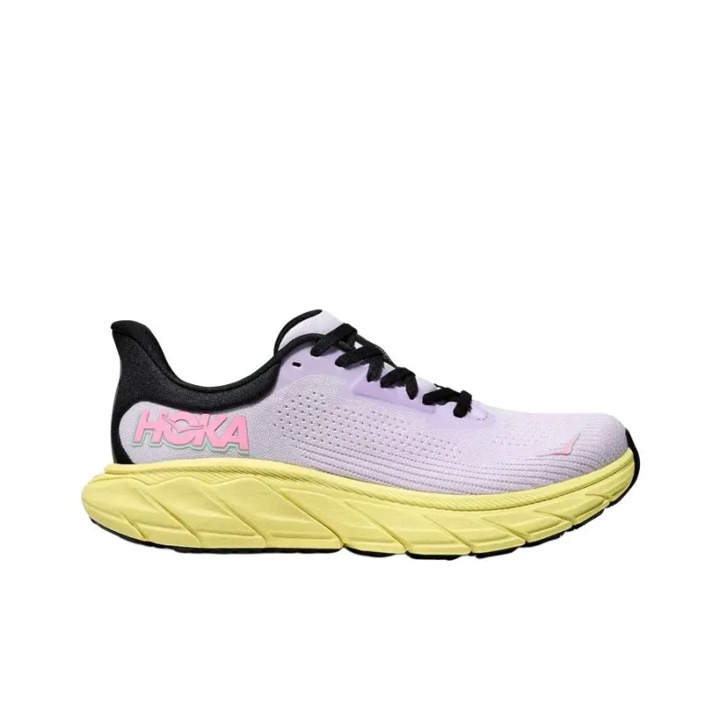 HOKA ONE ONE Arahi 7 Anti Slip And Wear Resistant Breathable Low Top Running Shoes Women's Purple Loose Fit-1