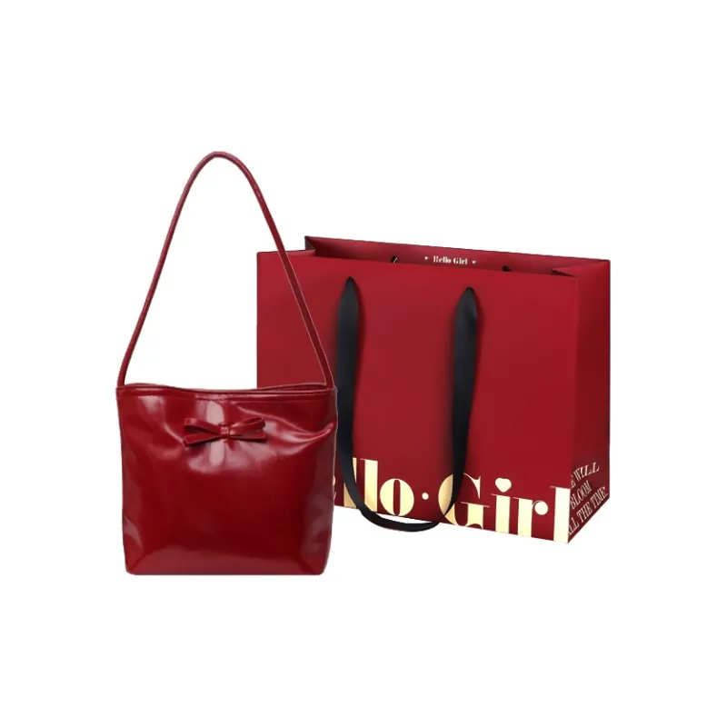 GOX PU Handbag, Shoulder Bag Regular Women's White/Red/Silver/Black-12