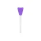 Dug Spoon Shovel-Shaped Mask Brush Purple: One