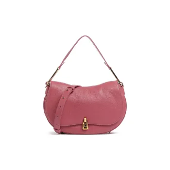 COCCINELLE Magie Leather Crossbody Bag Shoulder Bag Women's Ancient Pink