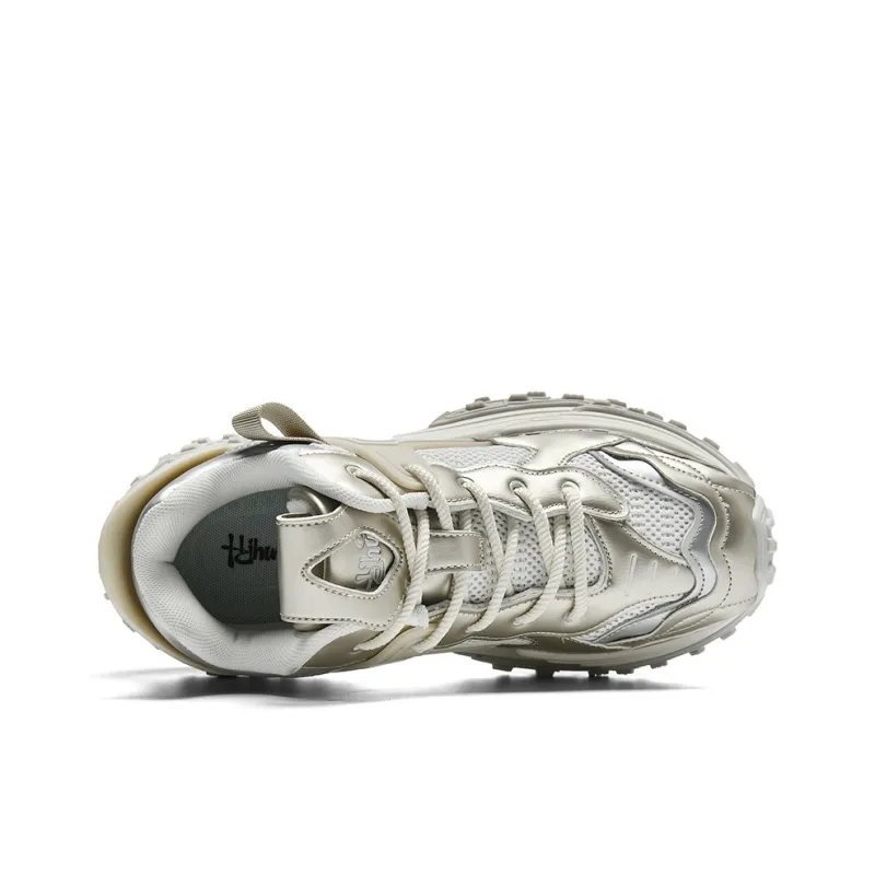 ZOIBBOE Cushioning, Slip Resistant, Abrasion Resistant, Height Increasing Low Top Chunky Sneakers Unisex-15