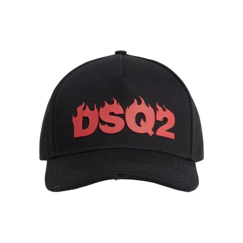 DSQUARED2 Embossed Logo Cap-0