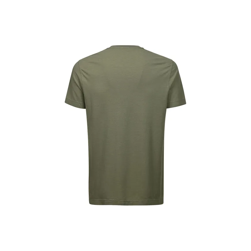 Zanone Short Sleeved Straight Hem Crewneck T Shirt-1