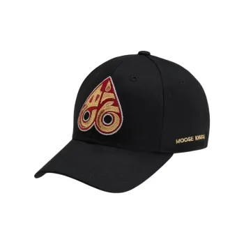 Moose Knuckles Cotton, Polyester Baseball Caps Unisex Black