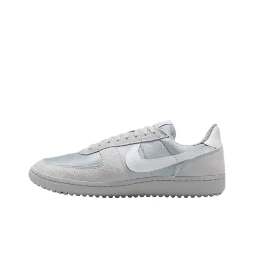 Nike Zoom Field General Anti-Slip Wear-Resistant Low-Top Skateboard Shoes Men's Gray White