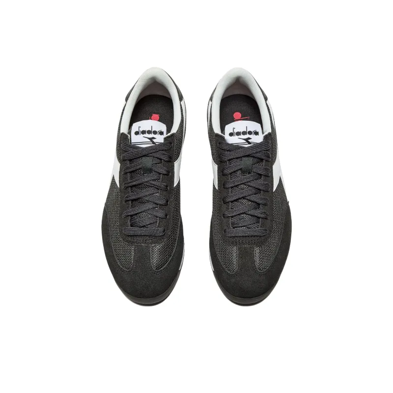 Diadora Anti Slip Wear Resistant Low Top Casual Shoes Unisex Black-2